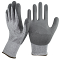 NMSAFETY HPPE niveau 5 Anti Cut Cut PU Gants de travail